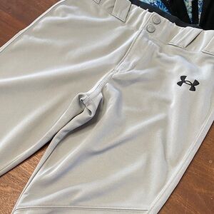 Under Armour Light Gray Performance Baseball Pants
